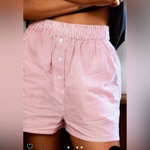Red Striped Boxer Short